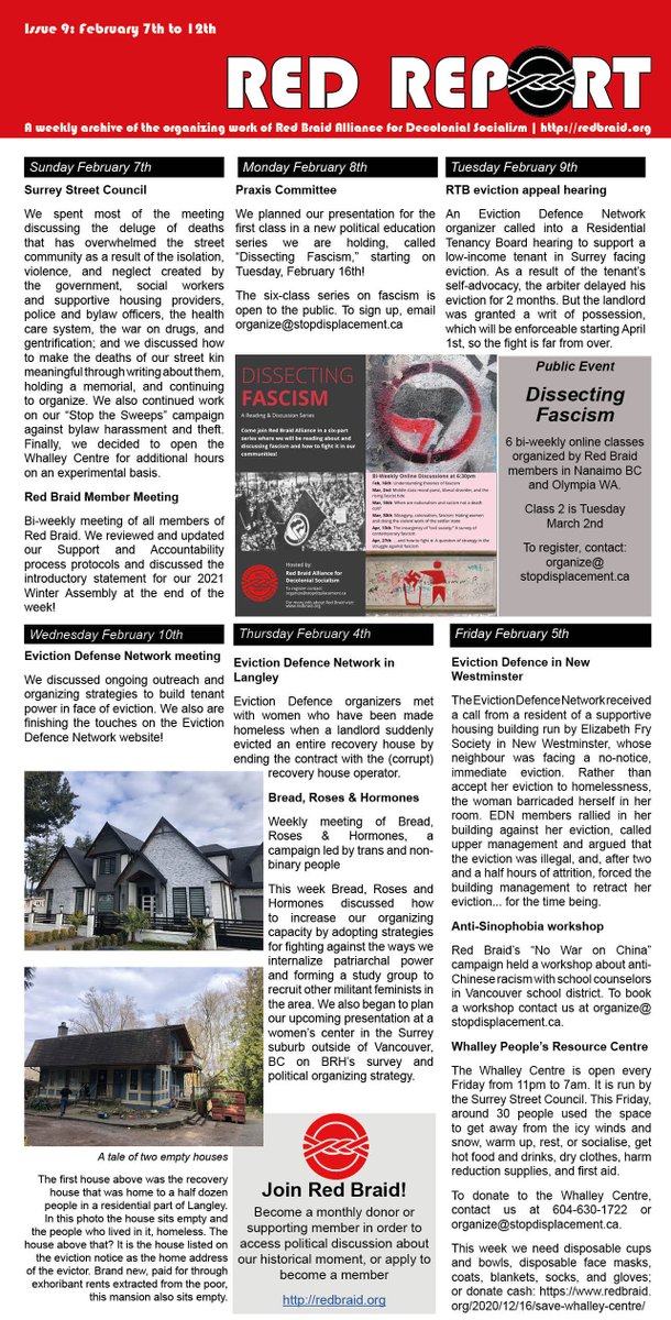 Red Report is a public archive of Red Braid's work. Issue 9 covers our activity from February 7th to 12th, 2021.

Read this week's report on our website or download it as a PDF: redbraid.org/2021/02/12/red…