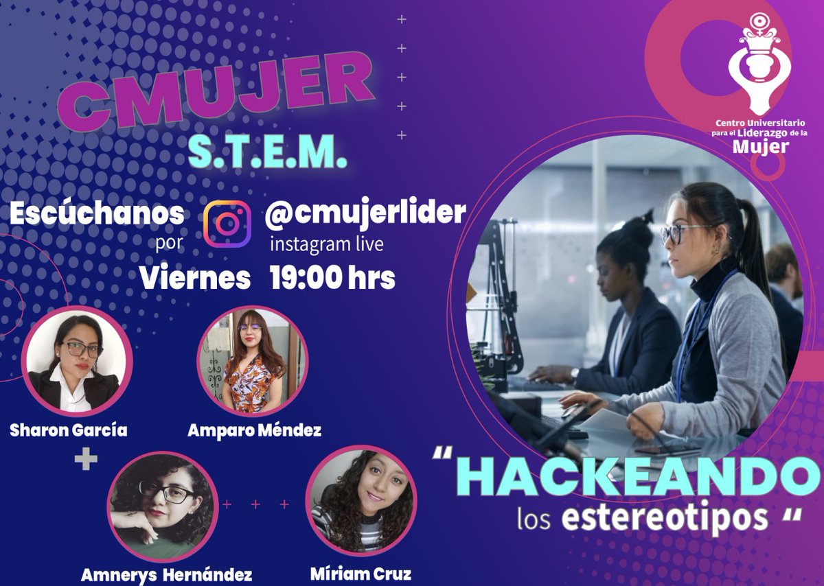✨¡Mi causa es visibilizar a más mujeres en STEM y acercar la tecnología a todas las personas! 🖥 📲⌨️📟

La tecnología no tiene género ✨

#IniciativasKybernus2021