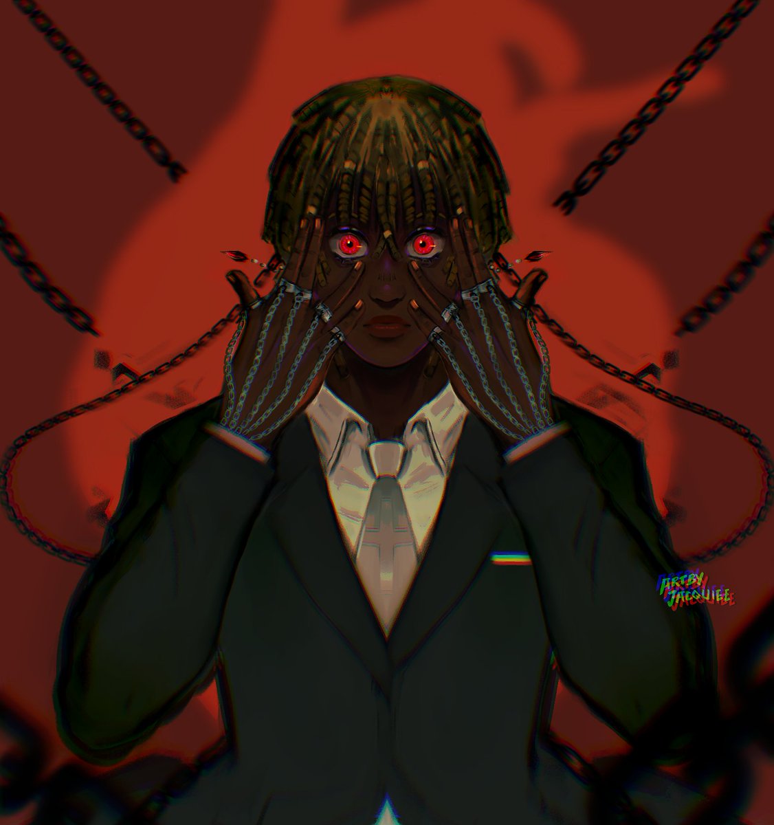 artbyjacquiee's tweet photo. I do not fear death. I fear only that my rage will fade over time. 
 - kurapika 

#artistsontwitter #hunterxhunter #fanart https://t.co/86xtjwaixJ
