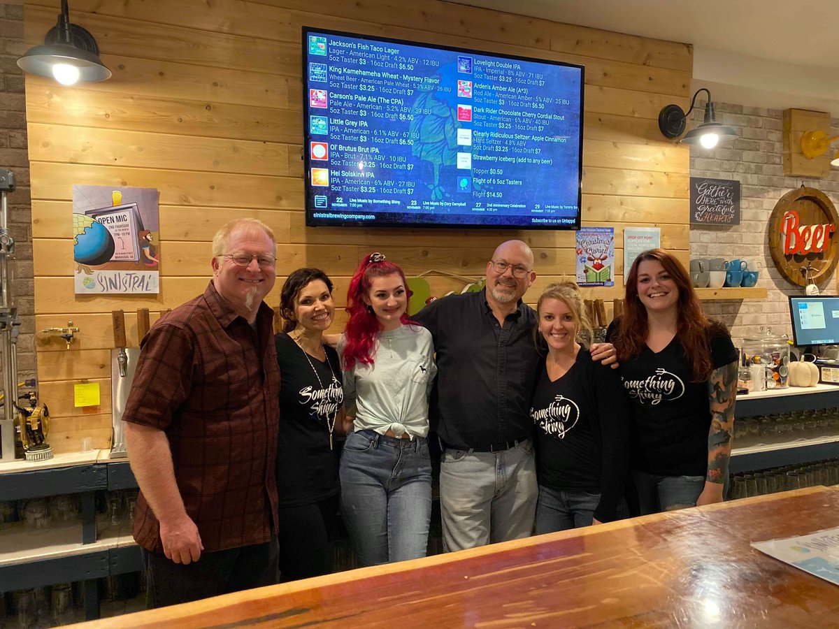 SomethingShinyB's tweet photo. March is just around the corner and we are going to kick it up @SinistralBrew on March 6! #SinistralBrew #LiveMusic #Manassas https://t.co/b5PJMEQyoa