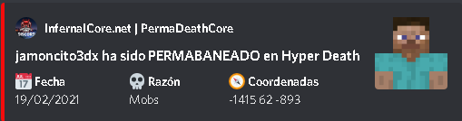 HyperdeathSMP's tweet photo. Este embutido tenia caducidad

Jamocito3dx ha sido hyperbaneado... https://t.co/Z48tpBUXNC