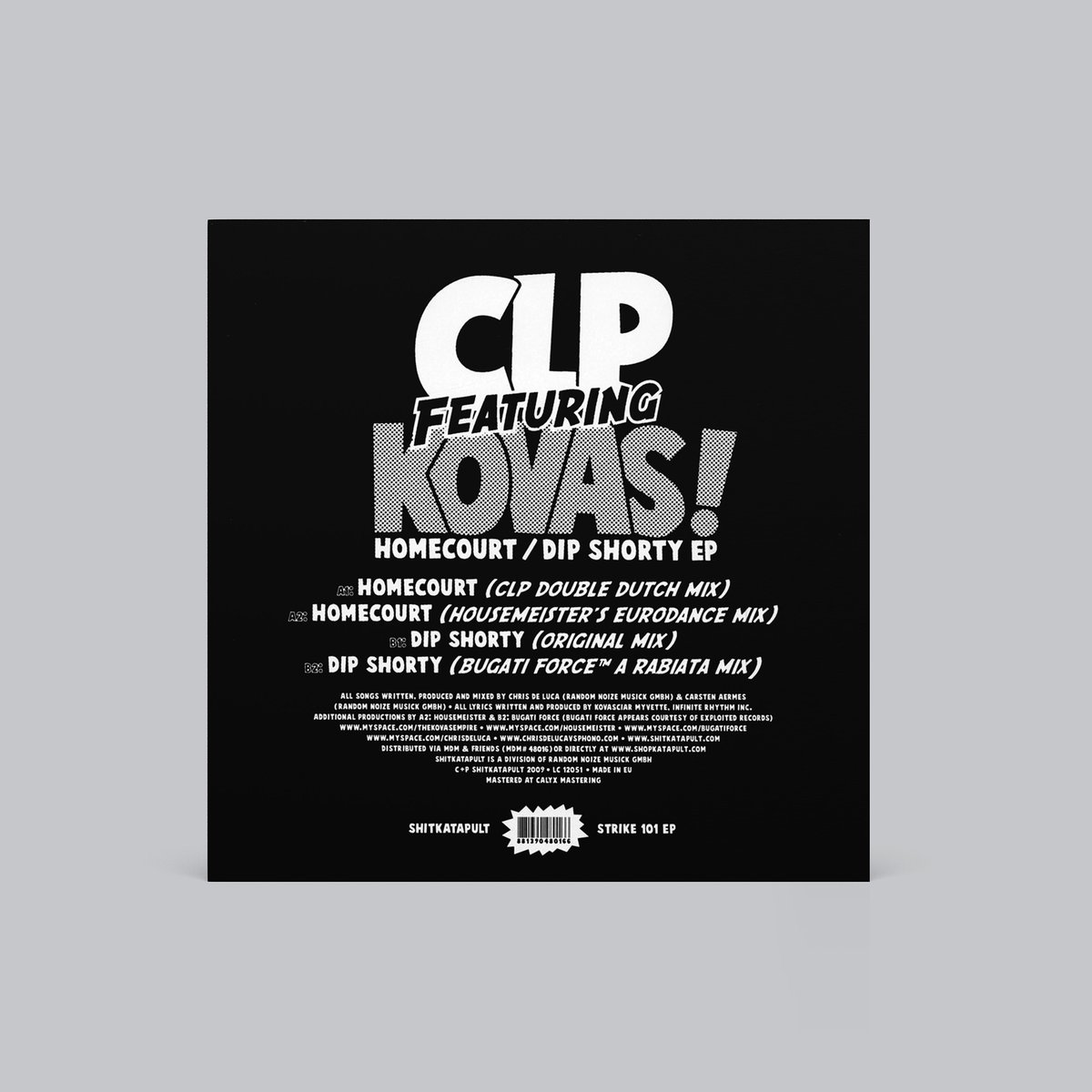 CarstenAermes's tweet photo. Record sleeve design for CLP feat. Kovas »Homecourt / Dip Shorty EP«, released by @Shitkatapult in 2007.

#recordsleevedesign #vinyl #graphicdesign #carstenaermes #shitkatapult #sleevedesign #recordcoverdesign #kioskroyal #kovas #CLP #electronichiphopmusic https://t.co/VPnSqfgUlN