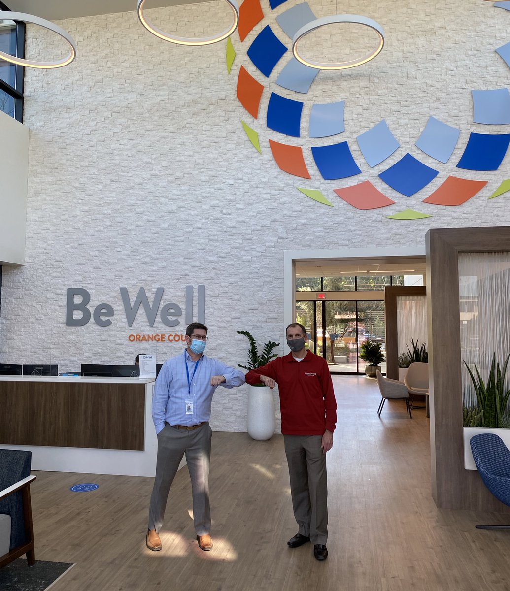ayers_whitney's tweet photo. @StJosephOrange Chief Exec Jeremy Zoch &amp; MindOC CEO Marshall Moncrief at OC’s new, first class Anita campus for addiction &amp; crisis recovery in Orange. Open to adolescents + adults #BeWellOC https://t.co/eaMEXO8hJU