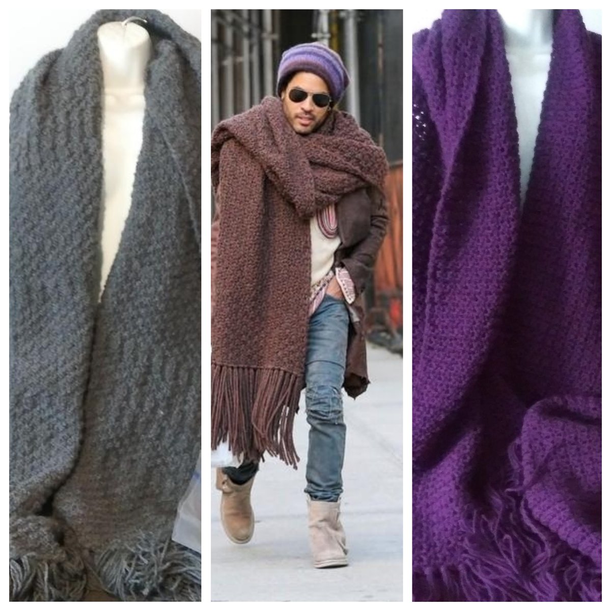 #designbcb #etsy #lennykravitz #crochetpattern #knitpattern
Knit or crochet your own Kravitz scarf in the color and fiber that makes you look like a start! Get both the knit and crochet pattern in one at designbcb on Etsy for just $2.25
ow.ly/ygi350DFjcg