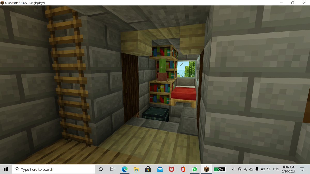 TheSunkenbee's tweet photo. Hey @ArchelausMC  I made this house in my java edition.
(T launcher). Hope you like it ! https://t.co/QDOTHqhuaz