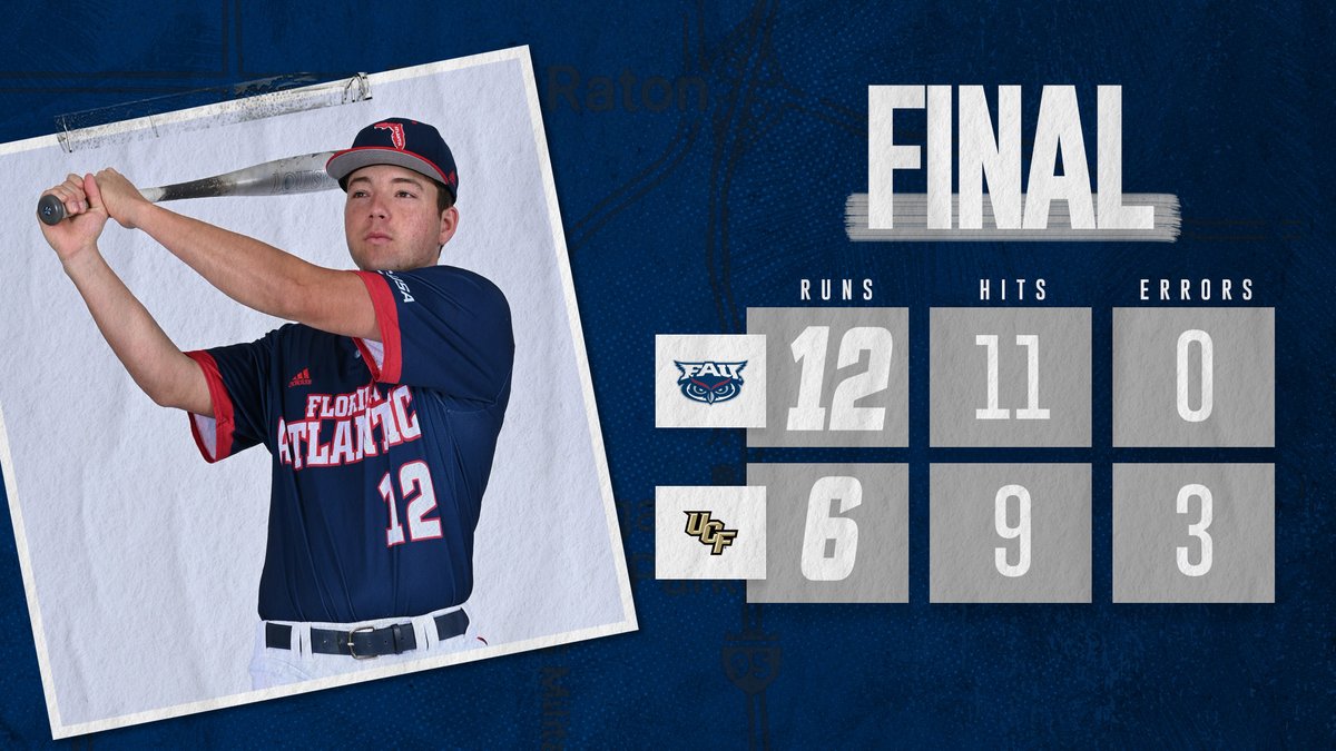 Final from Orlando as the Owls knock off the No. 24 Knights!!