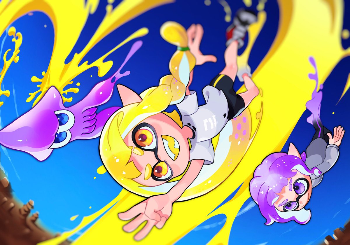 インクリング ,イカガール(スプラトゥーン) 「✨?✨? #Splatoon3 #スプラトゥーン3 」|さかなのイラスト