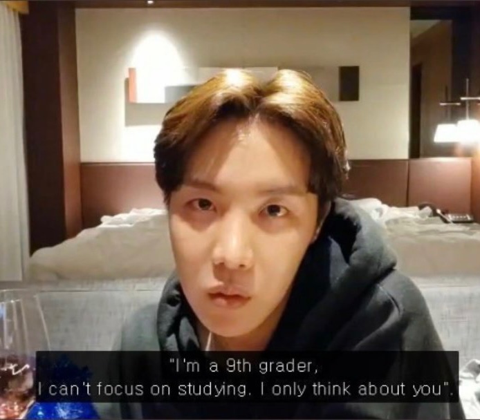 coversuga's tweet photo. a army falou para o hoseok que não conseguia estudar porque só pensava nele, então ele respondeu “isso é um problema” https://t.co/ok302pm2Lb