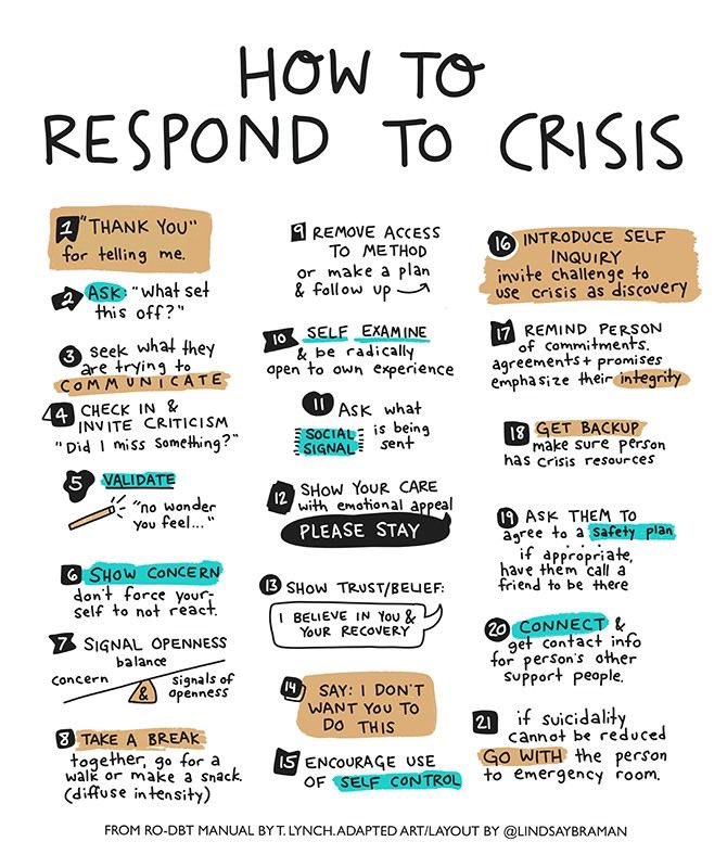 Here are some different ways to respond to a mental health crisis! #iupleads