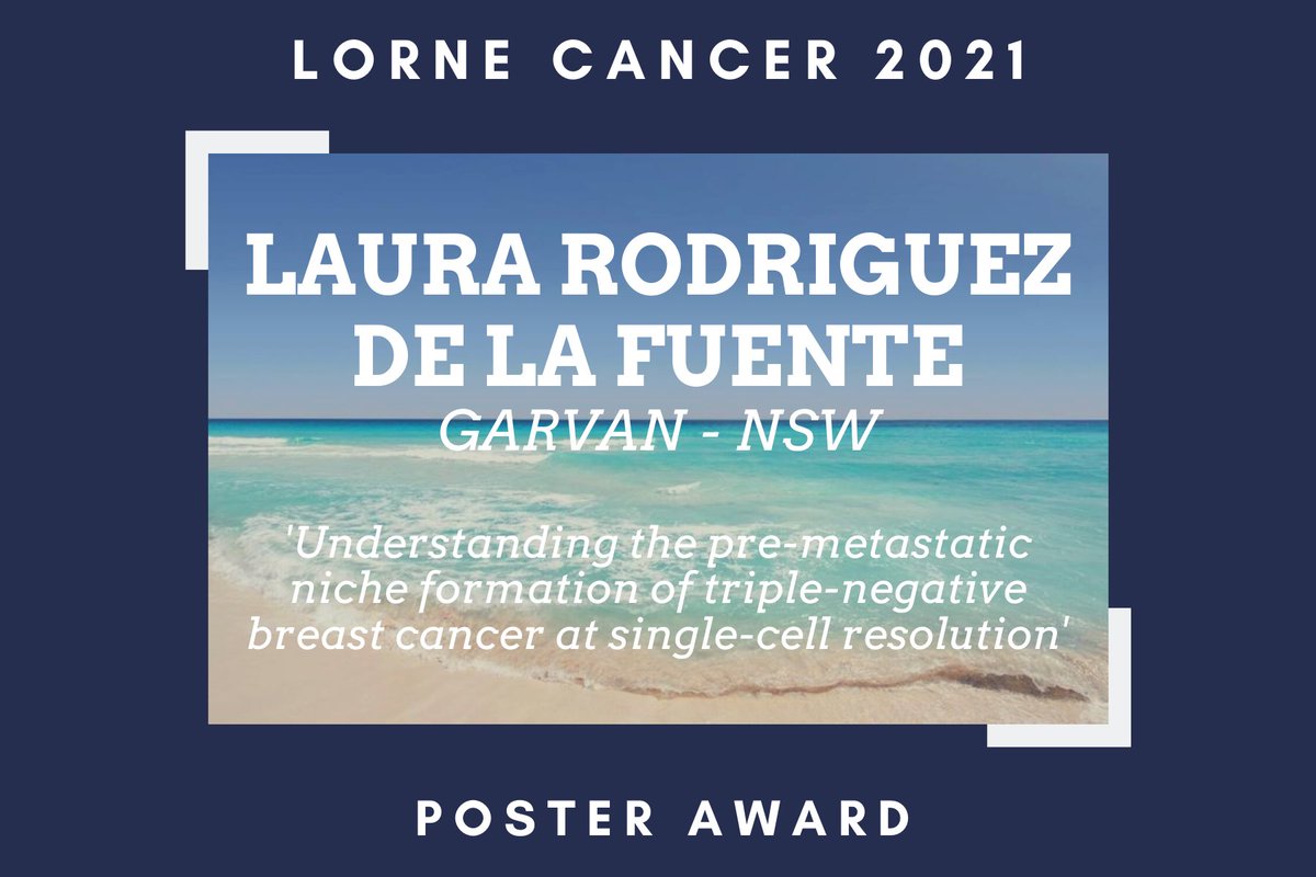 Twice in a week🙌🏻!! Double prize winner @Lau_Rguz, poster award @LorneCancer 2021 conference and fast forward presentation winner at #AusEpi21. Super #proud. @FaValdesMora @GarvanInstitute @cancerNSW @CCNewSouthWales.