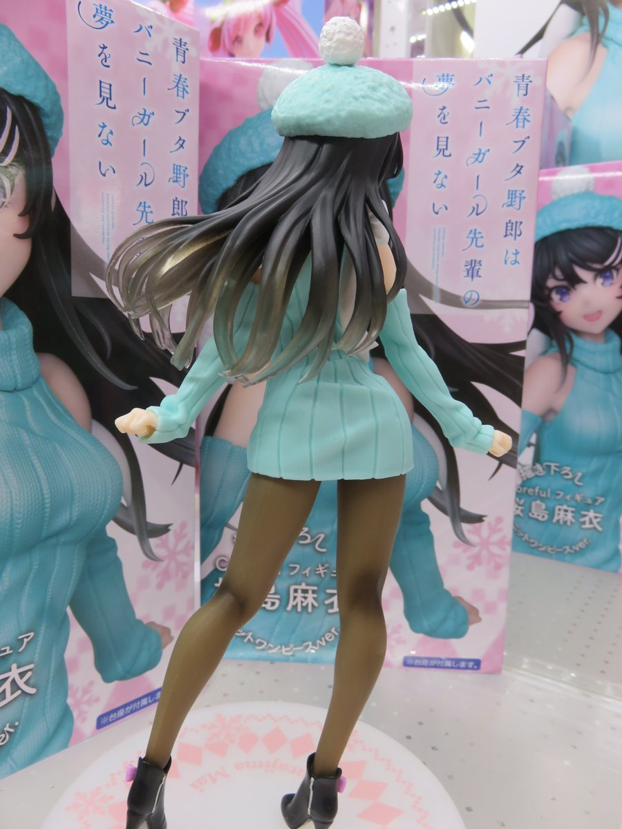 東京レジャーランド秋葉原2号店 時短営業中 青春ブタ野郎シリーズ Coreful フィギュア 桜島麻衣 描き下ろしニットワンピースver 人気のcorefulシリーズから麻衣さん第２弾登場です