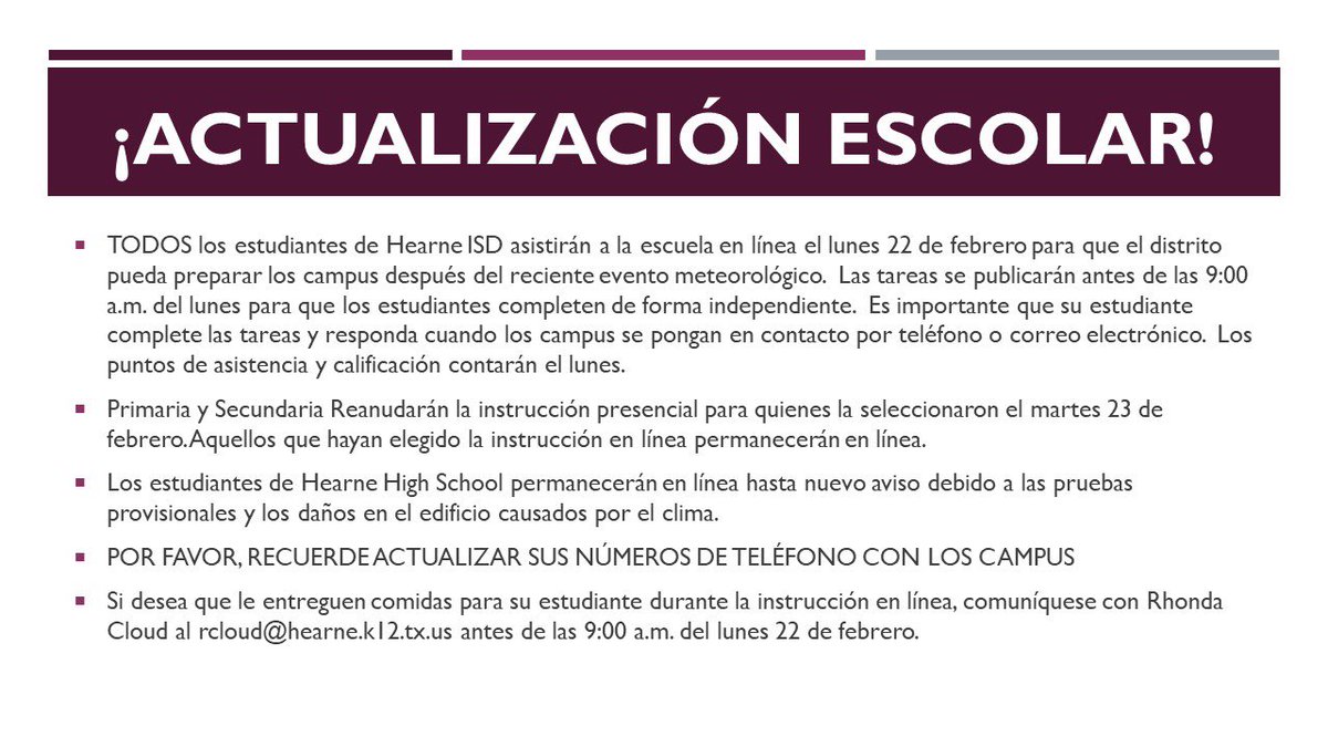 Hearne High School tweet media