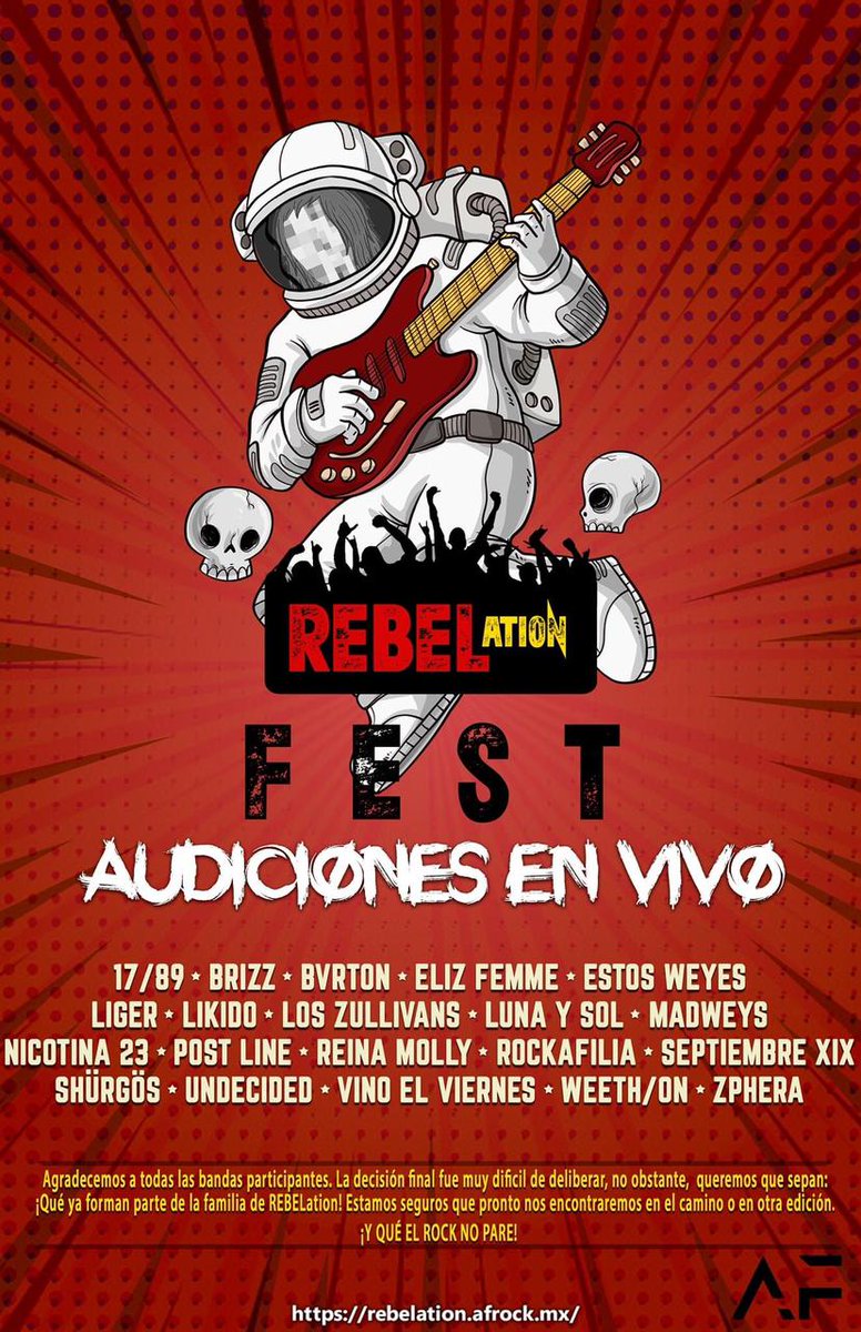 reinamollymx's tweet photo. Este 2021 lo empezamos con mucho #rock, ya que estaremos en las #AudicionesEnVivo de la 1a ediciรณn del festival "REBELation".
#RebelationFest ๐ค๐
#AFRock -- https://t.co/bpQAtQvFv8
#AFLiveMusic
Jurado estelar:
๐ฅ@danielgusana
๐ฅ@IsmaDaniels
๐ฅEnrique Montes #ElPatoCromado https://t.co/cV1pJMUkya