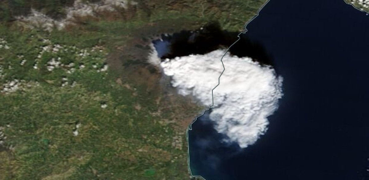 #Etna #volcano #eruption #pyrocumulus