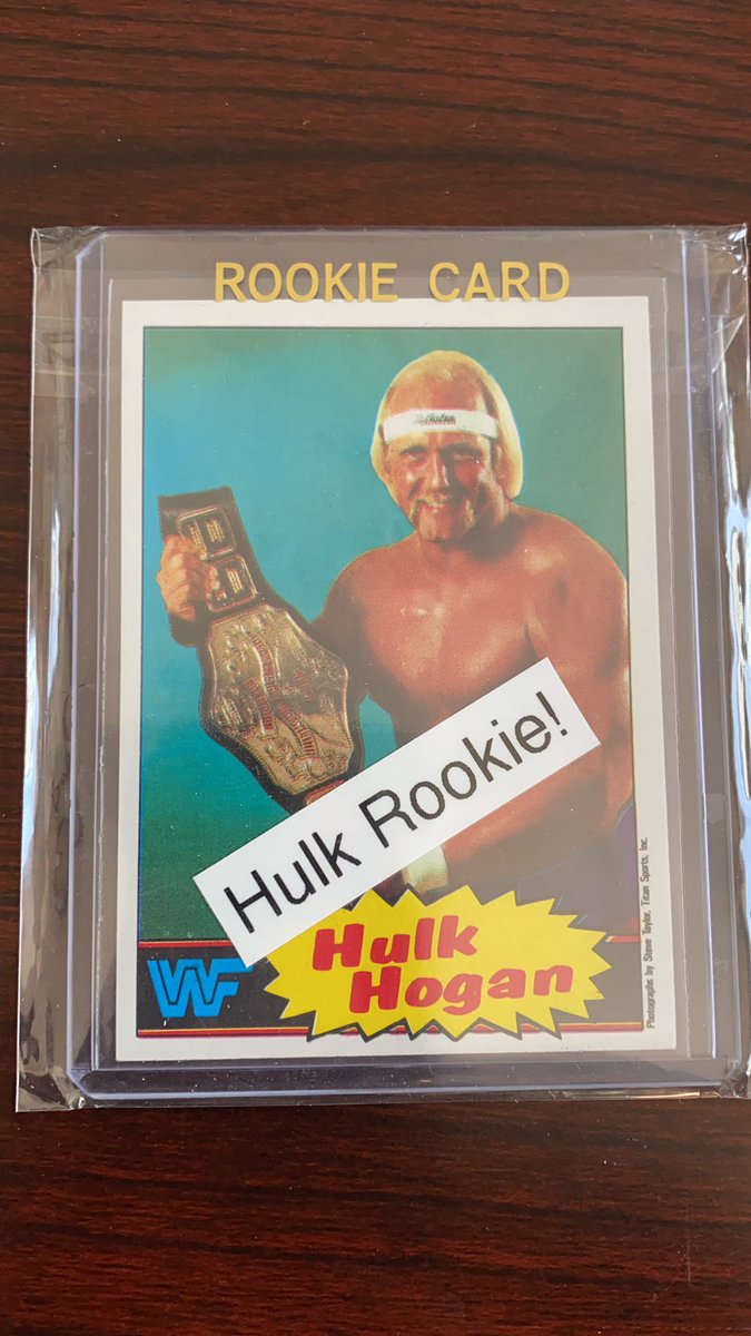 David_Truitt4's tweet photo. Scored this for $60 at a local card store in Vegas last weekend. This week, this card is trending at over $100 raw. Find of the week? @JeremyCom @garyvee #hulkhogan #85topps #rookiecard https://t.co/wfd4ZI6PHE
