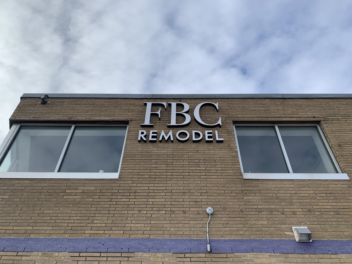 BluLabelCreativ's tweet photo. A new exterior sign package for our friends at @FBCremodel is underway. Stay tuned to see how this one comes together! https://t.co/BAUIq9DzHz