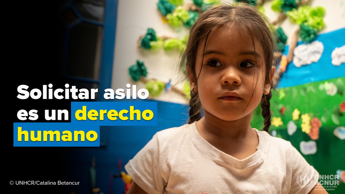 AcnurMexico's tweet photo. ¿Qué tienen en común la vida y la libertad y buscar asilo frente a la persecución?

Todos son #derechoshumanos. https://t.co/1YYAjRIDtc