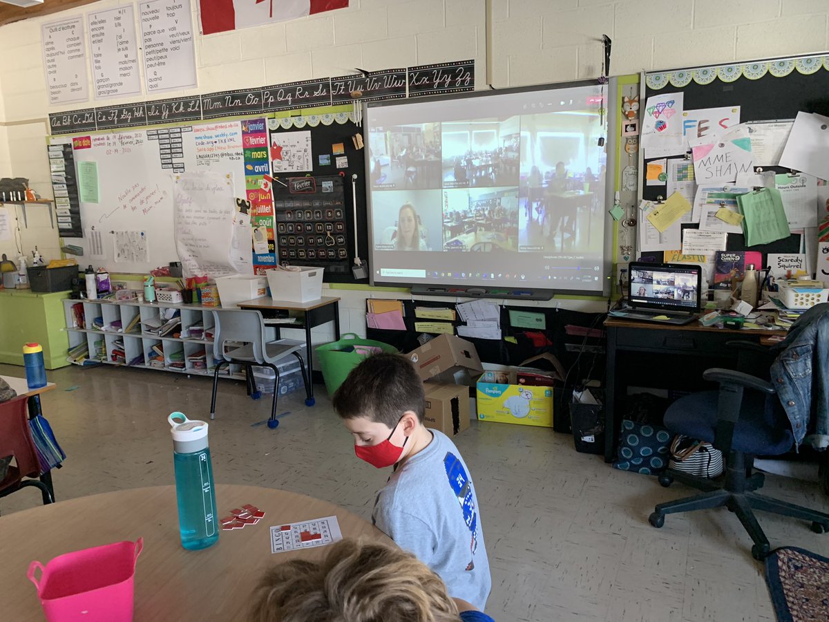 LaureaShaw's tweet photo. Our grades 3, 4 &amp; 5s enjoyed playing BINGO via teams to end our week! Showing some appreciation to our great students! @FES_NB @MsNugent3 @MmePoirier_FES @SavoiePier @ASDWLimelight @sarahmahar2 @teenabishop1 @MrsLittleFES @MrsHewsons2s https://t.co/7wD6fpE0Uc