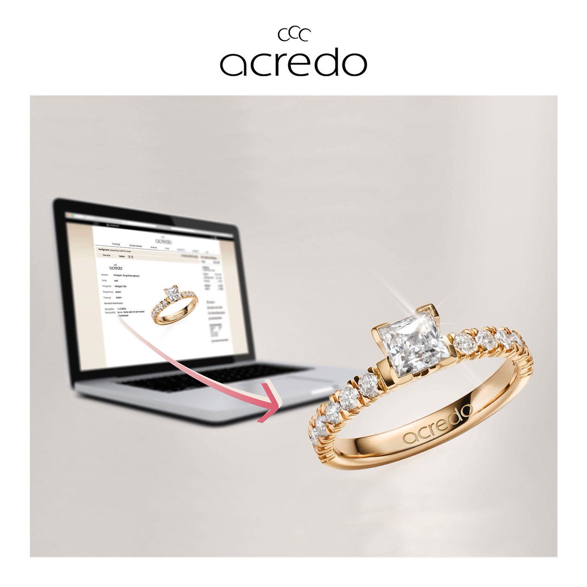 acredoUSA's tweet photo. 💕💍 Let yourself be inspired and design your own individual dream ring! With the acredo ring builder you can become your own designer and create your own personal masterpiece! Book your appointment today! #engagementring #oneofakind #diamondring https://t.co/4YRakklNaT