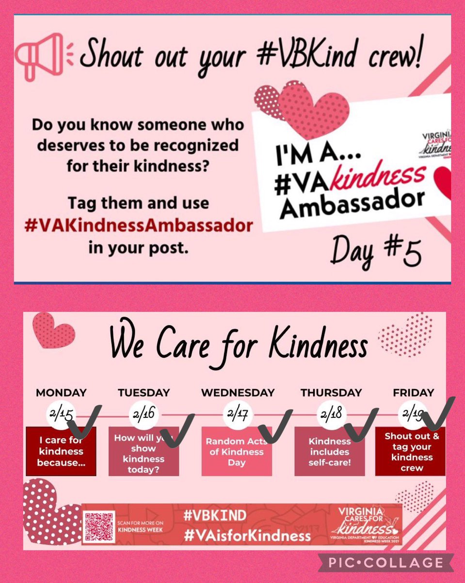 Soscia_Art's tweet image. Shout out to #Pmesvb’s new FT School Counselor, Dr. McMullen! He was the director and producer of our#KindnessWeek activities! We’re so excited for our blooming Kindness Tree and have been so inspired by our kind panthers! #VBKind #VAisforKindness