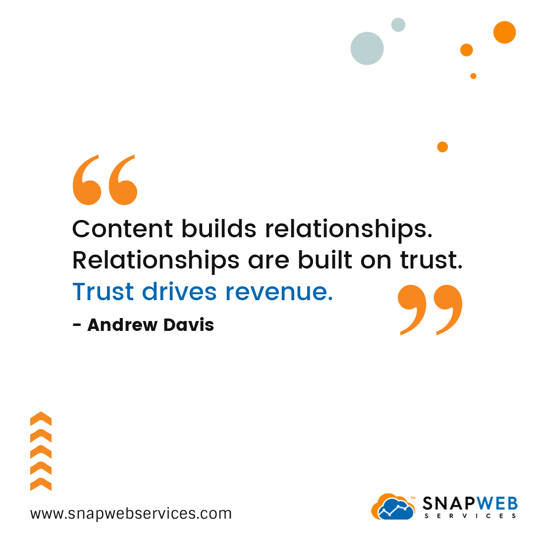 OfficialSnapWeb's tweet photo. A lack of trust can be costly.

In this age of “fake news,” get your customers to trust you by:
Building a reputation for transparency.
Getting your social media ducks in a row.
Exceeding their expectations. 

#SnapWeb #StartItWithASnap #CustomerTrust #DataDrivenStrategy https://t.co/Sgb1wRInbk