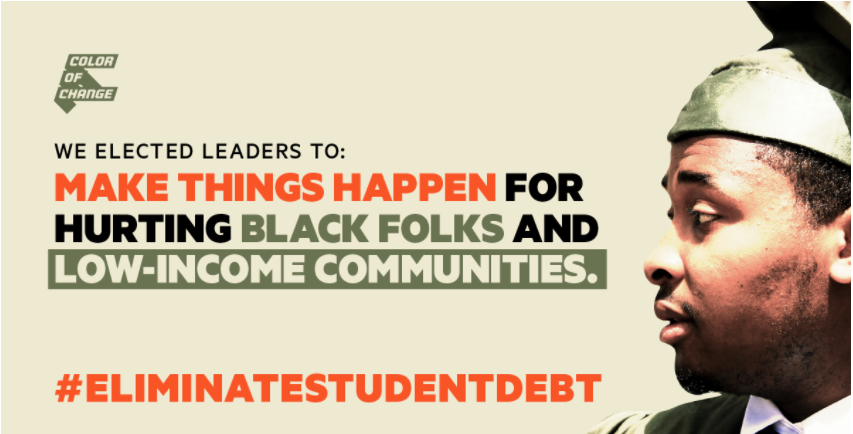 PackhamAna's tweet photo. Use your voice to cancel student debt! Voter participation counts in all shapes and forms! Write a letter to @BLeeForCongress to demand that congress pushes to eliminate student debt! @ColorOfChange has a pre-formatted letter just sign your name! #MCSoc
https://t.co/aYf10tGYiu https://t.co/sN1AClVVJ1