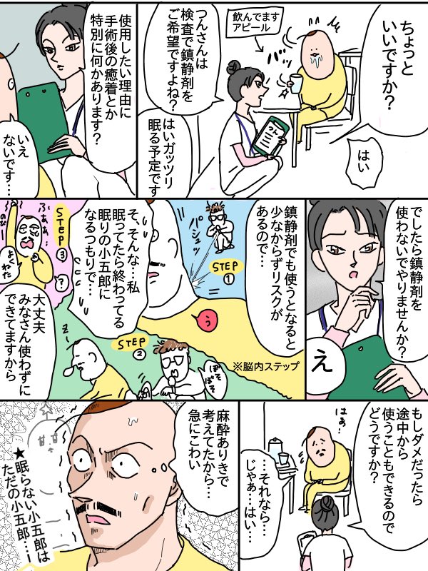 はじめての大腸カメラ⑤
オロナインと鎮静剤
https://t.co/sm2j3o3yKN 