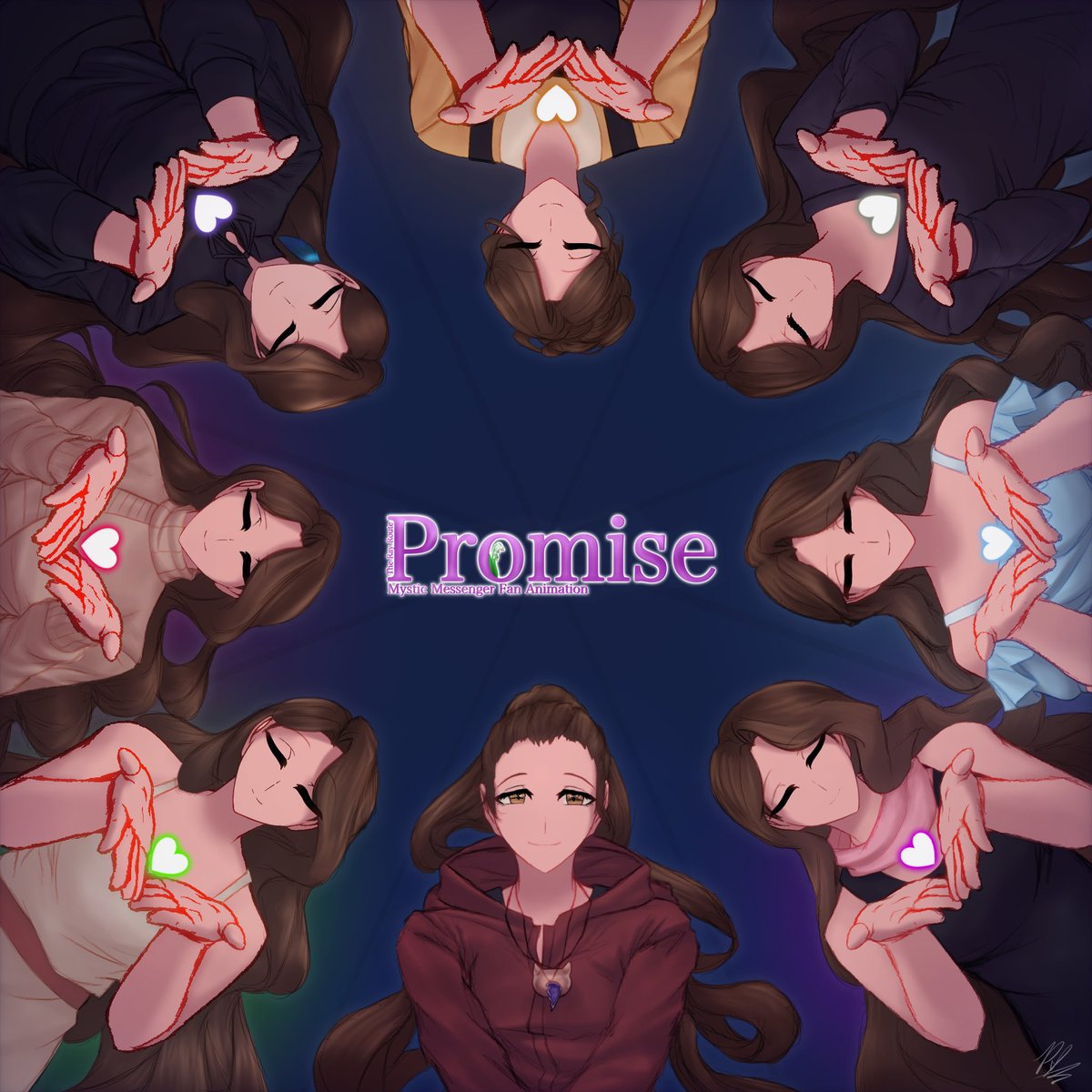Sapphicecream's tweet photo. What (or who) could her true colours be? 🤔✨💙💚❤️💜💛🤍💙💖
#mysticmessenger #promisemmpage  #promisemysticmessenger #promisetherayroutemmfananimation #mmpromise #promisemmfananime https://t.co/LZtEEdg3kZ