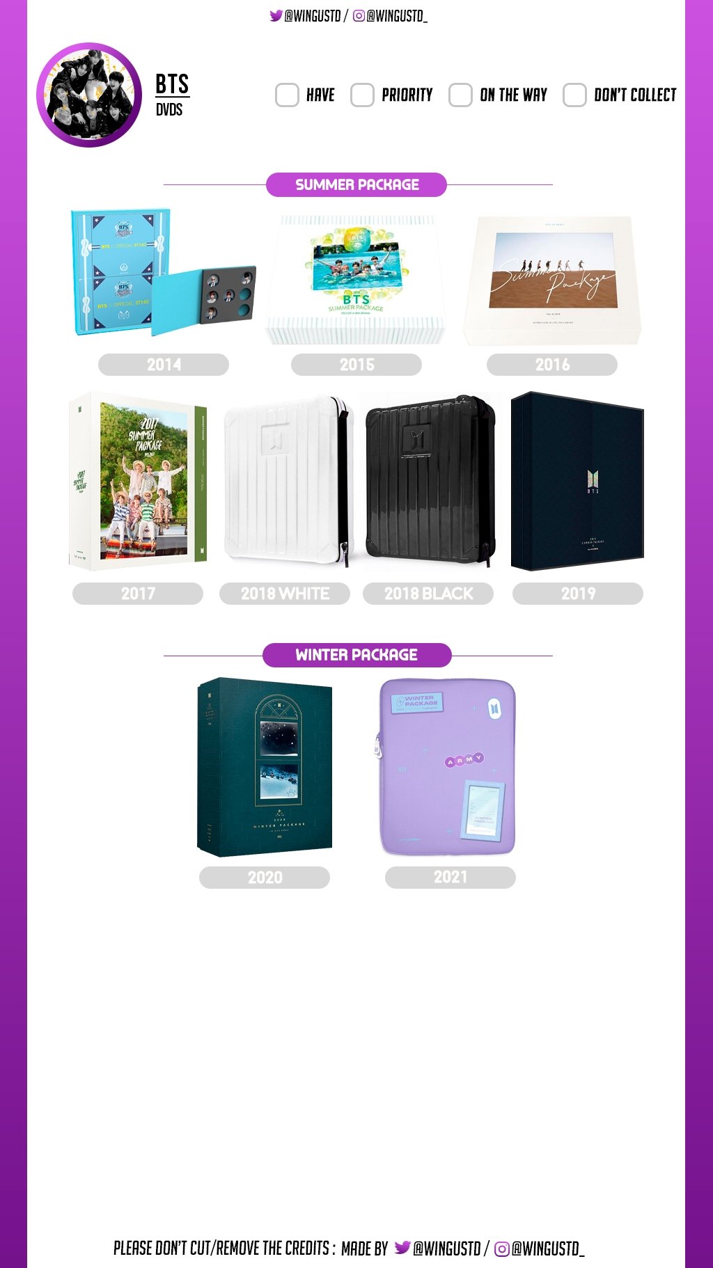 BTS SUMMER、WINTER PACKAGE DVD | labiela.com