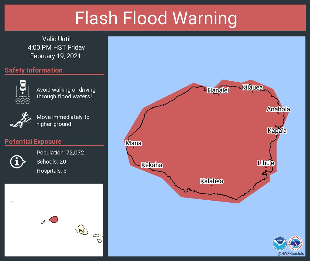 Hawaii DOT on Twitter "Kauai hitraffic hiwx Kuhio Highway in the