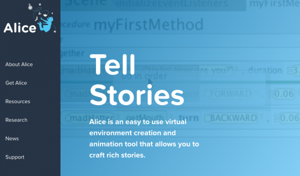 ChileCode's tweet image. #Alice: herramienta gratuita de programación en 3D, para: ✅Crear animaciones
✅Contar una historia
✅Juego interactivo
✅Vídeo para compartir online. 

alice.org
El propósito es aportar a tus hijos una aproximación básica a la programación orientada a productos.