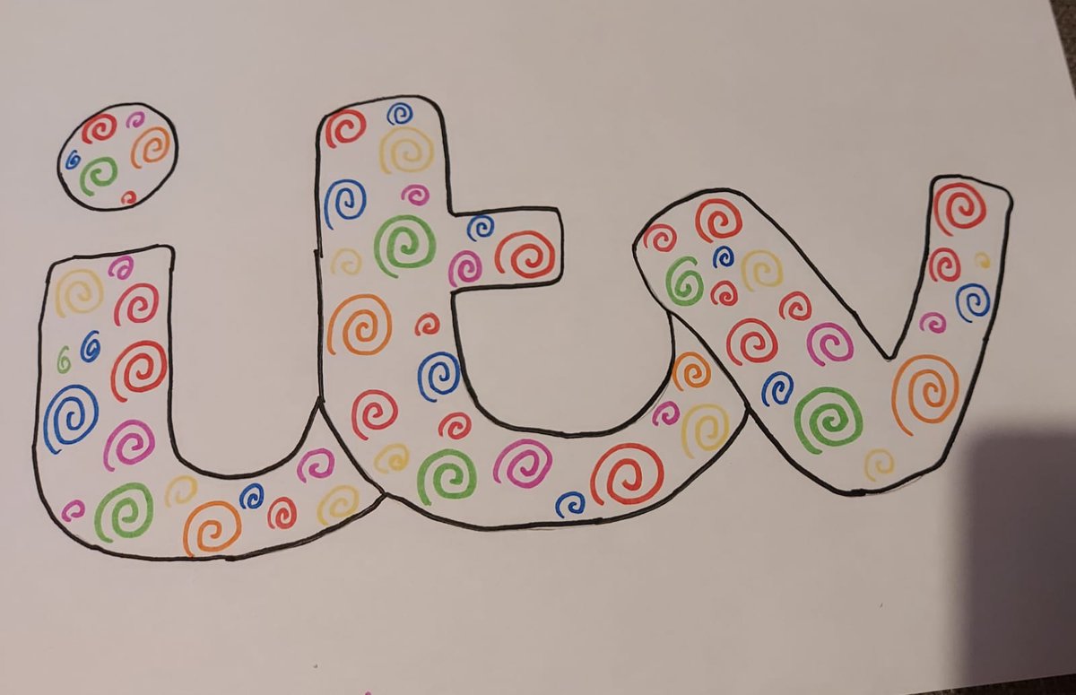 macca79's tweet photo. @itv logo competition design by Celyn age 10 #ITVKidsCreate #NHS #lockdownart #homeschooling2021 https://t.co/Qe12awbZfi