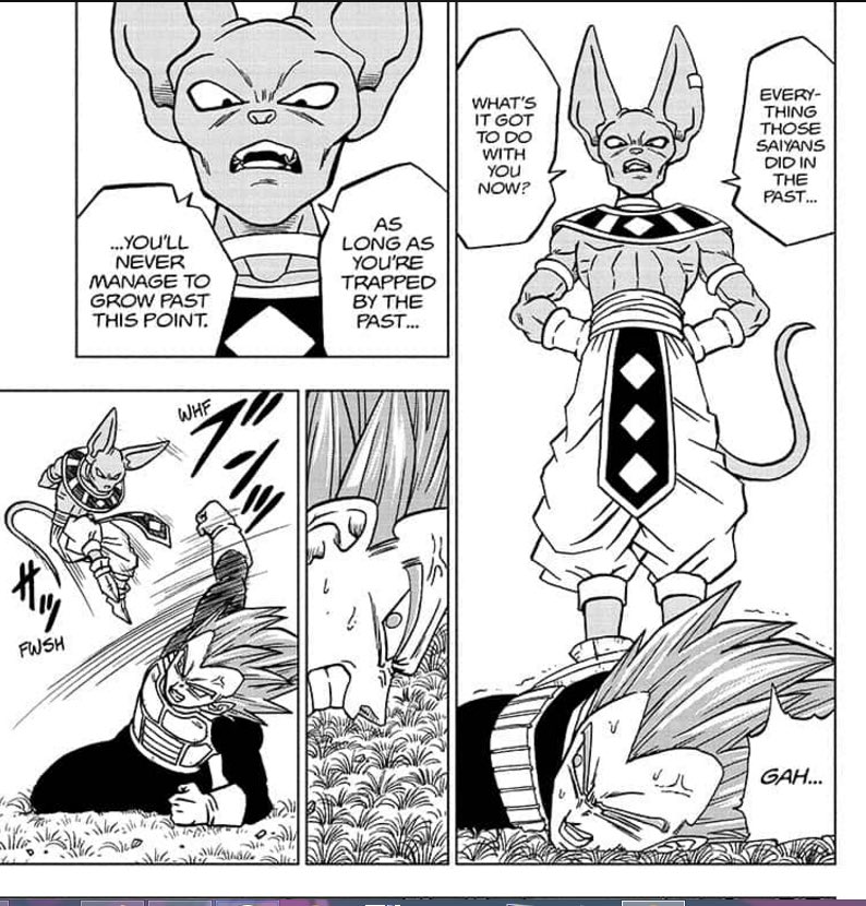 keithyboy555's tweet photo. I gave in and read the newest Dragon Ball Super chapter. I saw Vegeta getting his ass beat. I left they jus can’t keep trashing my boy Vegeta he need a W #DragonBallSuper #dbschapter69 #DBSpoiler #manga #vegeta #beerus https://t.co/Q9XUIeAhWE