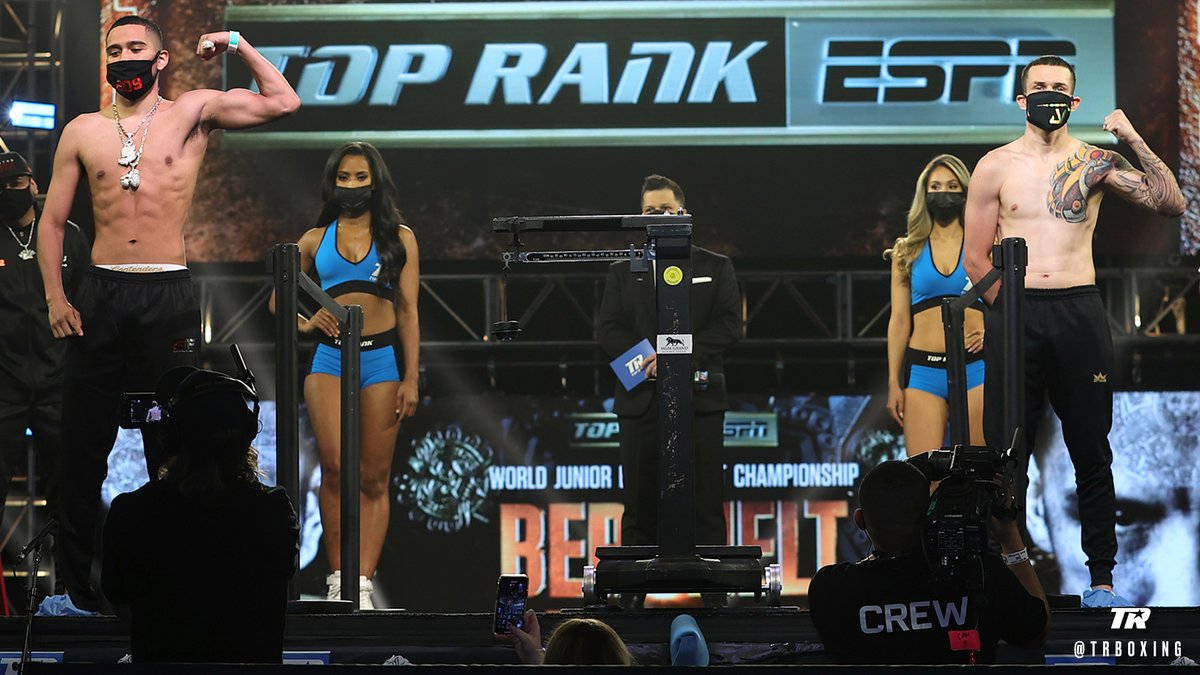 Top Rank Boxing (@trboxing) on Twitter photo .<a href="/G_Squad_Nation/">Gabriel Flores</a> & <a href="/jayson_velez/">Camila Fernandez</a> both checked in at 132 lbs for their Junior Lightweight clash, which will open the ESPN main card at 10pm ET / 7pm PT. #BercheltValdez .<a href="/G_Squad_Nation/">Gabriel Flores</a> & <a href="/jayson_velez/">Camila Fernandez</a> both checked in at 132 lbs for their Junior Lightweight clash, which will open the ESPN main card at 10pm ET / 7pm PT. #BercheltValdez