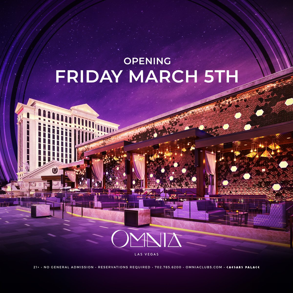 OMNIA Nightclub (@omniaclubs) on Twitter photo The wait is over. The terrace at #OMNIALasVegas will open Friday, March 5th. Make your reservation now omnia.ws/vip2021 <a href="/CaesarsPalace/">Caesars Palace</a> ⚡️⚡️ The wait is over. The terrace at #OMNIALasVegas will open Friday, March 5th. Make your reservation now omnia.ws/vip2021 <a href="/CaesarsPalace/">Caesars Palace</a> ⚡️⚡️