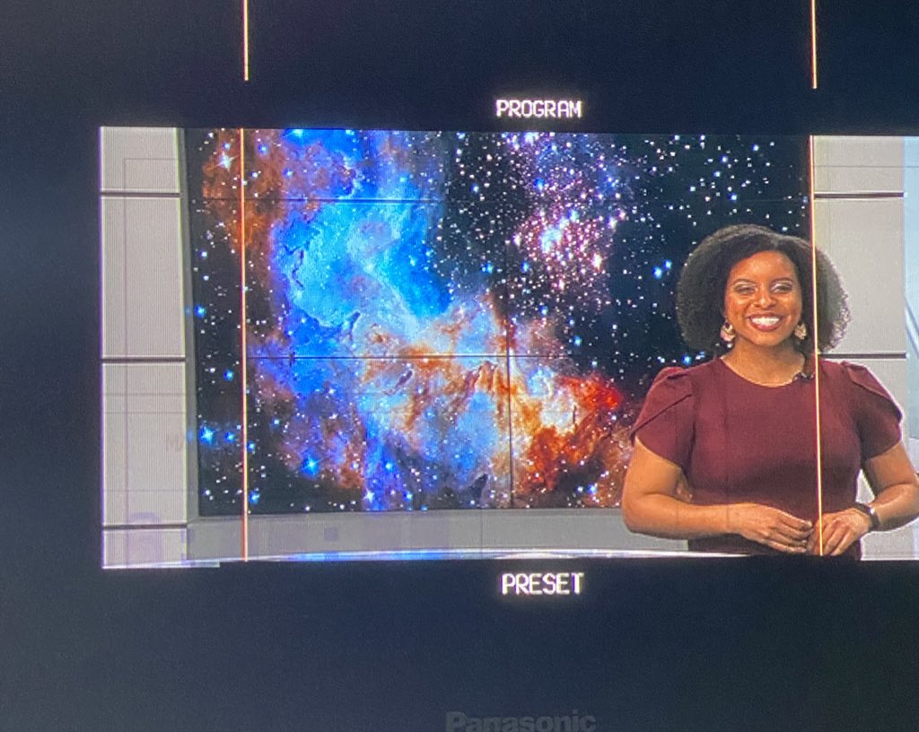 Look at @PKassahunTV floating in space tonight on <a href="/WJHL11/">WJHL</a>!