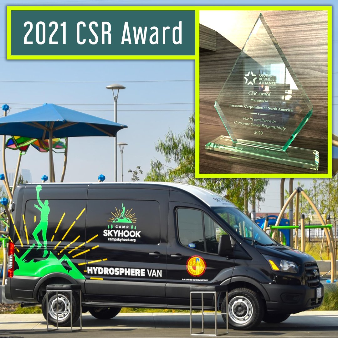 We can't help but grin with this #throwback of <a href="/GlobalBiz/">Global Business Alliance</a> recognizing @PanasonicFDN and <a href="/CampSkyhook/">Camp Skyhook </a> for their efforts and support in the success of our Camp Skyhook Eco-Van Program! #STEM #Science #Education #Equity #CSR #OutdoorLAUSD <a href="/BTBLA/">Beyond the Bell</a> <a href="/LASchools/">Los Angeles Unified</a> <a href="/kaj33/">Kareem Abdul-Jabbar</a>