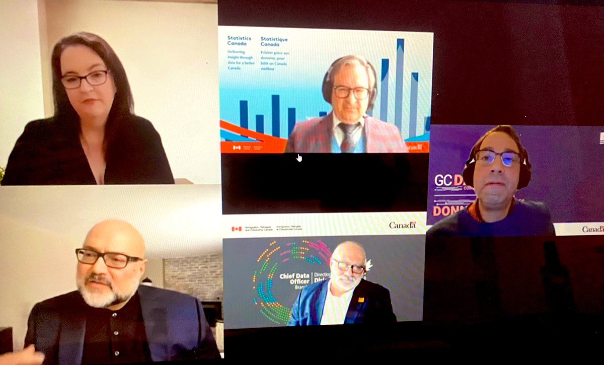 FSagheir's tweet photo. Amazing perspectives on “what does data literacy means for public servants at #GCData2021 One of the remarks that is stuck in my mind is “in the future you can’t be a literate public servant without being a data literate” thankful to @School_GC for organizing https://t.co/gWC5ehBmhF