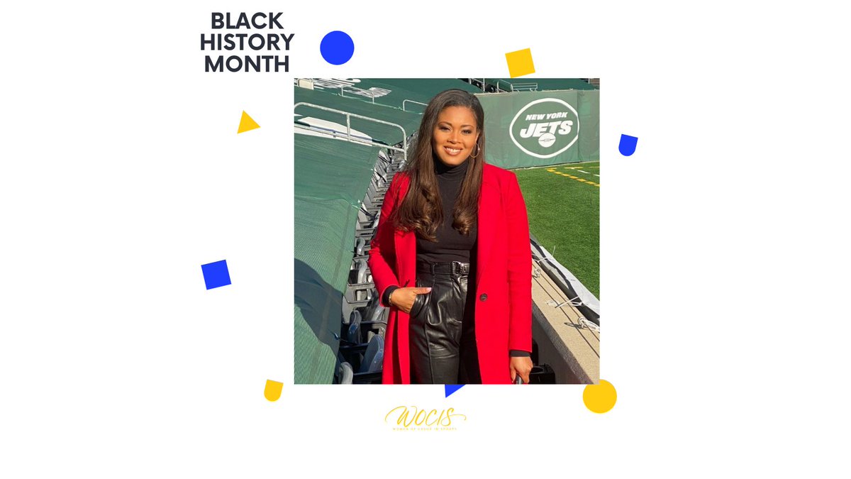 WOCISGroup's tweet photo. Today we want to shout out @AJRoss_TV , who is a two-time Emmy award winning reporter with ten plus years experience in sports and news. She currently covers the sidelines of NFL, college football, and college basketball games for CBS Sports. #BlackHistoryMonth #WOCIS https://t.co/ifRD5QchEB