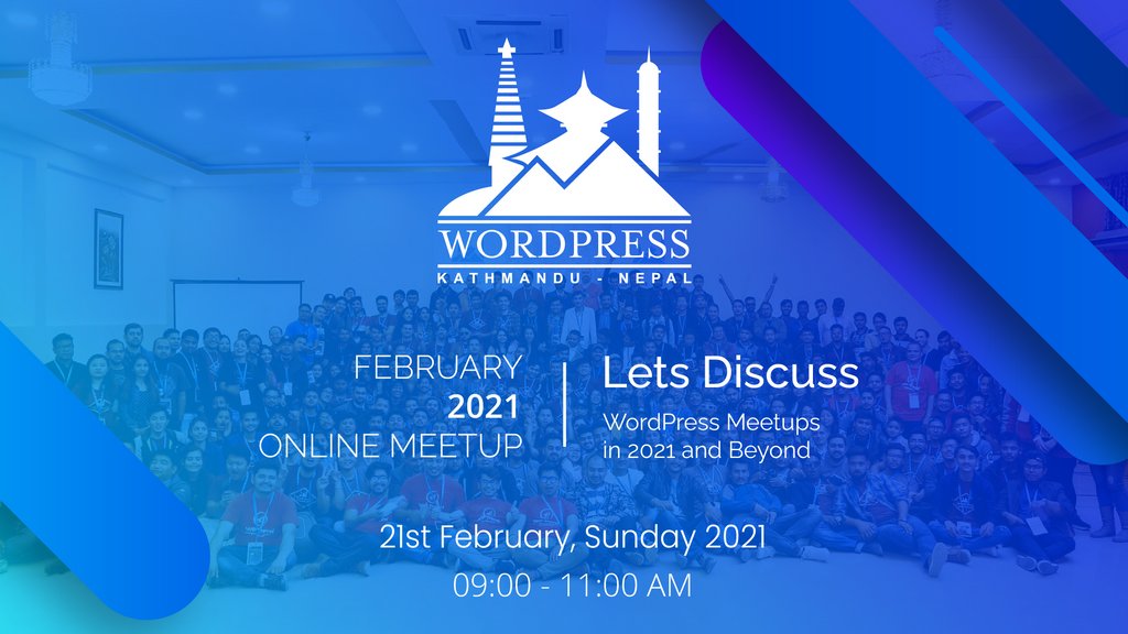 TechPatro's tweet photo. WordPress Kathmandu brings discussion on WordPress and Beyond
Agendas: https://t.co/OiSB5gJ0V1
#TechPatro #TPClan #TPEvents #TPSeries https://t.co/uO4fxF9hGT
