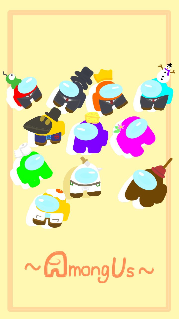 ふう Among Us 壁紙 もっと人数増やせそう せんたんあーと 黒い夢美術館 たけぉぇかき ぴかあーと 画レージ 見るかもわからん スナパイのポンチ絵 高田健志 Genです 羊飼いk テラゾー 敬称略です T Co Grayuwslip Twitter
