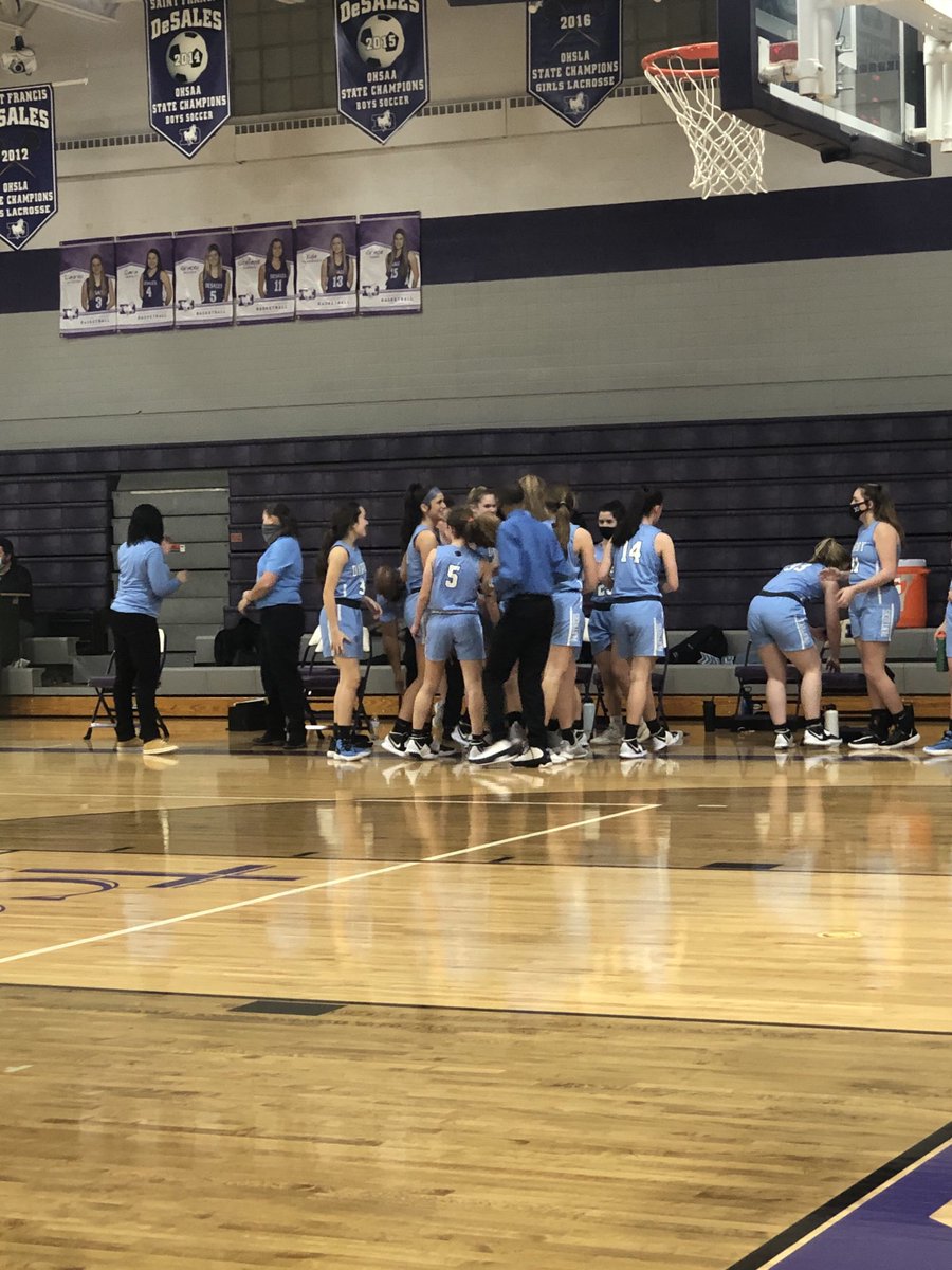 ⁦<a href="/DarbyGirlsBBall/">Darby Lady Panthers BBall</a>⁩ defeats DeSales in the tournament 43-32. Great win Lady Panthers!