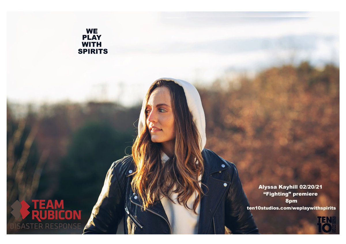 Can’t wait to perform my new song “Fighting,” live at Ten10 studios as part of the We Play With Spirits series. I’ll be teaming up with the amazing charity organization <a href="/TeamRubicon/">Team Rubicon</a> to raise money towards their disaster relief and Covid 19 response efforts. Tune in tomorrow at 8!