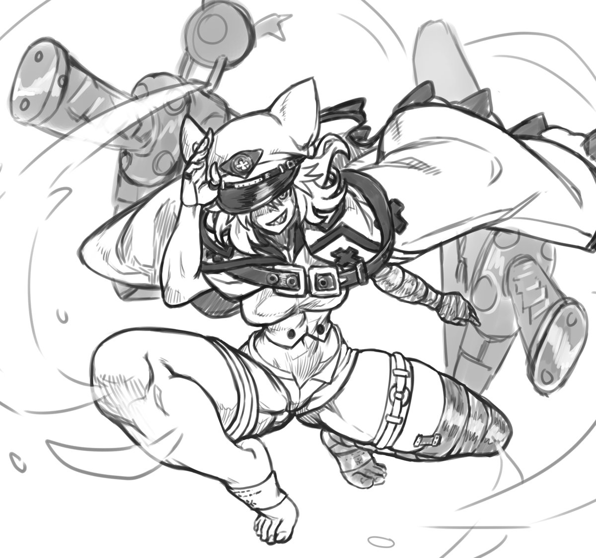 Ramlethal sketch because I her thigh physics in GGST awoke something in me.