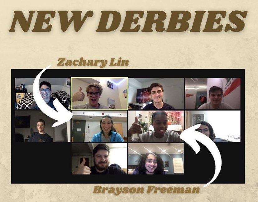 New DERBABY alert!!! Our group just got more legendary 🚨🚨🚨

INNNTROOODUUUCING......Zachary Lin ‘24 (Derby #181) and Brayson Freeman ‘24 (Derby #182)!!!!

🤠🤠