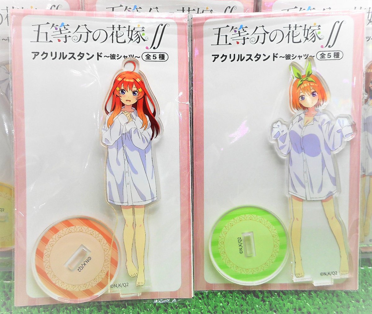 五等分の花嫁 アクリルスタンド 全種セット ナムコ 彼シャツ