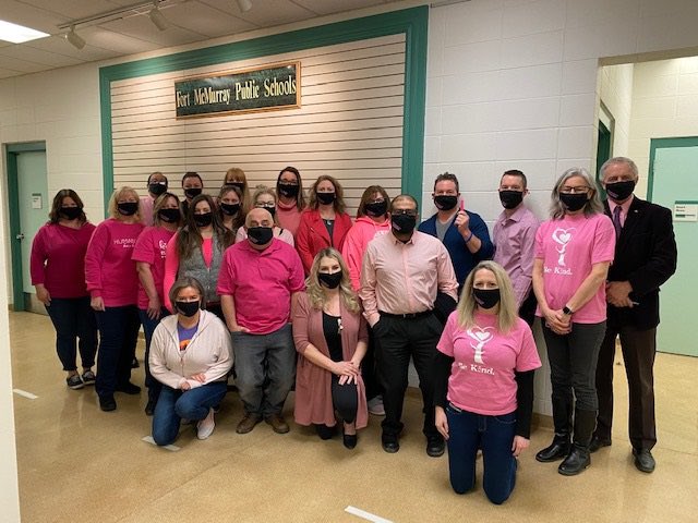 More pink shirt day photos! #PinkShirtDay #WeAlwaysStandUpToBullies <a href="/FMPSD/">Fort McMurray Public School Division</a> <a href="/FMPSDOM/">FMPSDO&M</a> <a href="/ALONPilgrim/">Lonnie Pilgrim</a>