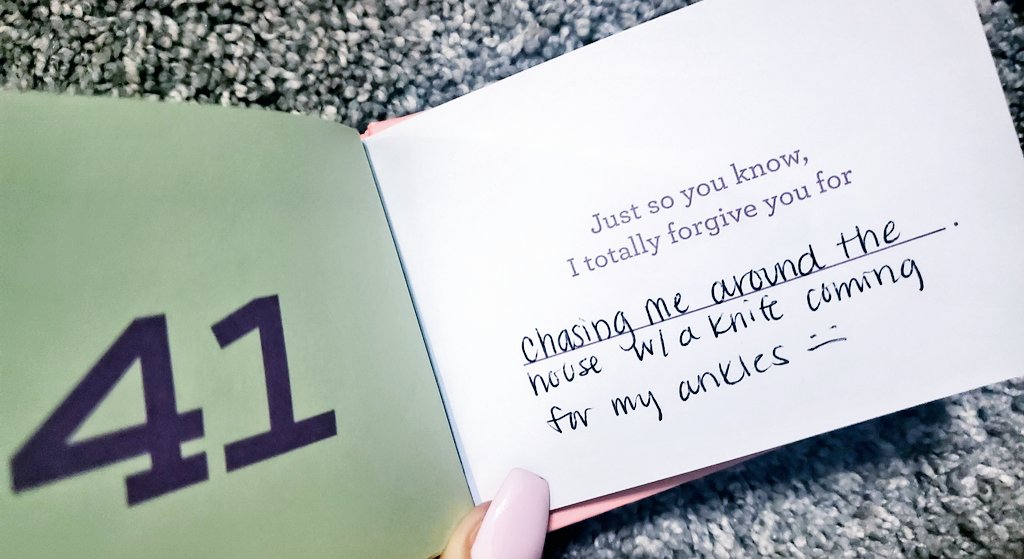 chryslee1030's tweet photo. When you find the sentimental book your sister wrote for your birthday😂
@Chana_Maree I'm laughing so hard. SO SINCERE #ITWASONETIME https://t.co/N2TIpBkGvE