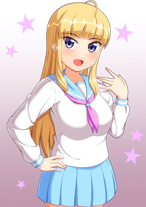 久々にオリジナルキャラ
高飛車な感じのキャラ描きたくなった 