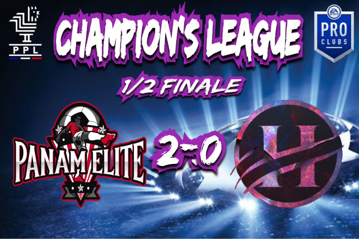 🇪🇺CHAMPION'S LEAGUE PPL🇪🇺

🎉 Félicitations à <a href="/PanamElite/">Panam Elite</a> qui est notre 2ème finalistes de nôtre #ChampionsLeaguePPL saison 5 💪💪

Encor bravo à <a href="/Honoris_eSport/">DamFlooZ</a> pour leurs parcours 👏
 
#FIFA21 #ClubPro #ps4 #esports #LiguePPL <a href="/RTduCP/">RT du Club Pro</a> <a href="/rtducp1/">𝐑𝐓_𝐄𝐒𝐏𝐎𝐑𝐓</a> <a href="/GamingRTweeters/">Gaming RTs</a>
